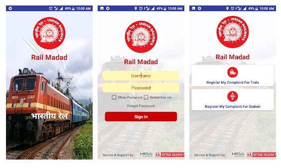 Rail Maddad App