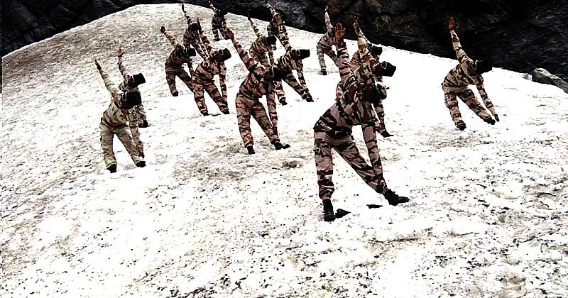 ITBP Yoga at Himalata