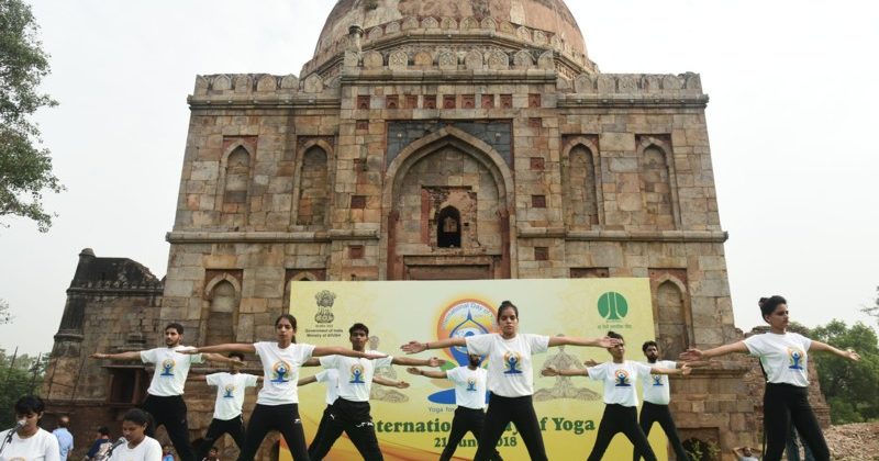 Yoga in Lodhi Garden
