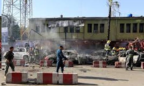 Afghanistan blast TV photo