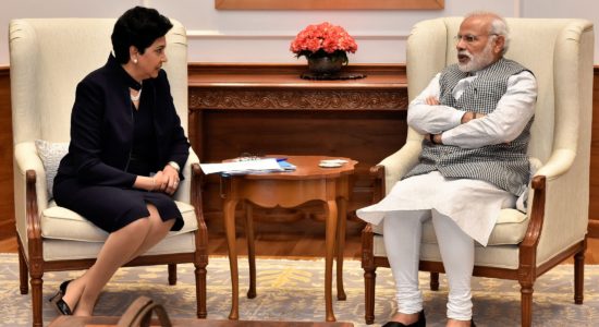 Nooyi with Modi