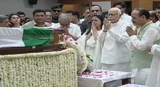 Advani tribute to Atalji