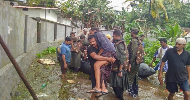 flood-hit Kerala