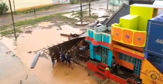 Cyclone Titli Nuvvukarevu village