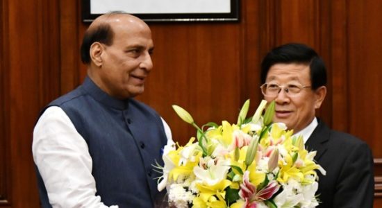 Rajnath and Zhao Kezhi