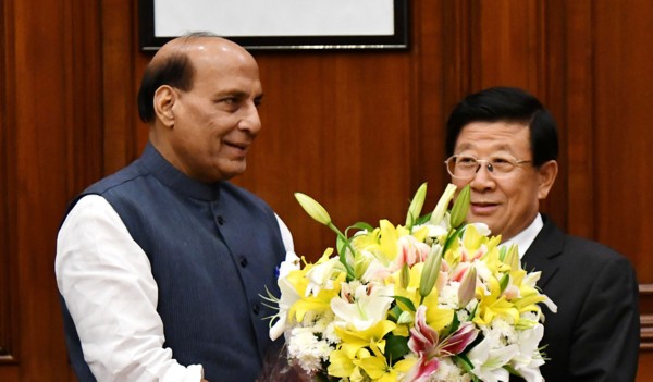 Rajnath and Zhao Kezhi