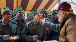 Modi celebrating Diwali with awans