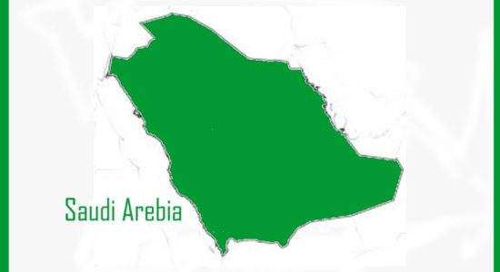 outline map Saudi Arebia