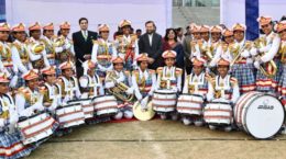 the winners of the National Inter School Band Competition-2018