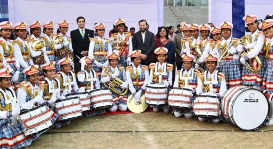 the winners of the National Inter School Band Competition-2018