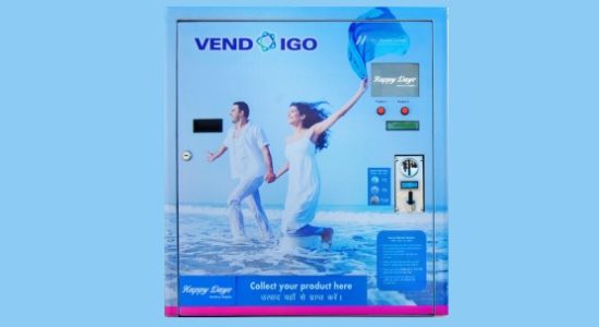 AUTOMATED SANITARY NAPKIN VENDING MACHINE