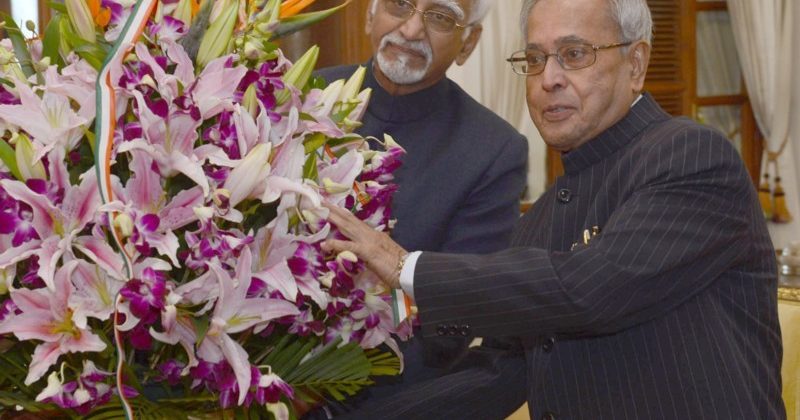 Ansari and Pranab Mukherjee
