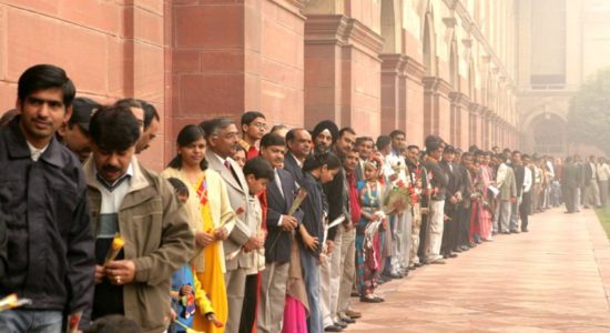 visitors at President House on New Year 2007