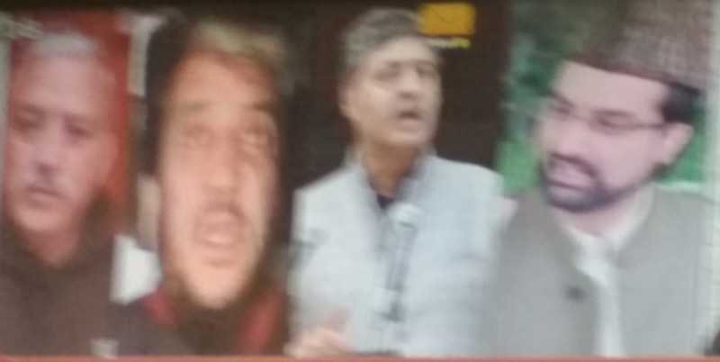 JK separatist leaders TV photo