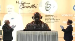 Gandhi statue, Yonsei university