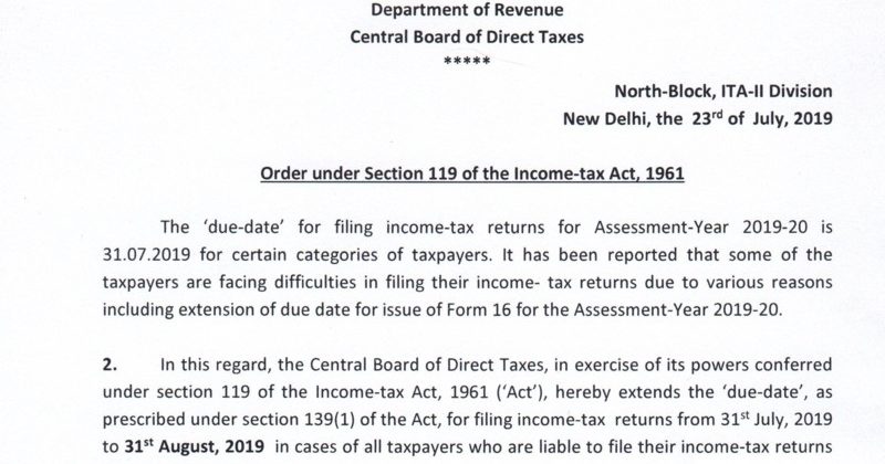 Income Tax returns