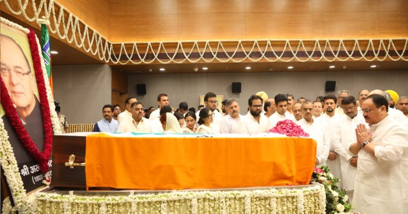 -Jaitley mortal remains