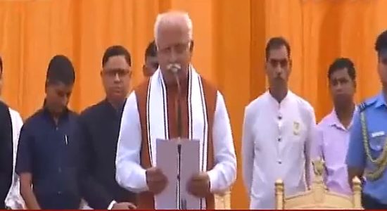 coalition government_Manohar lal