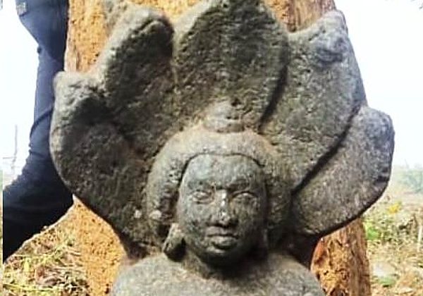 Ancient statue of 10th century found in jungle