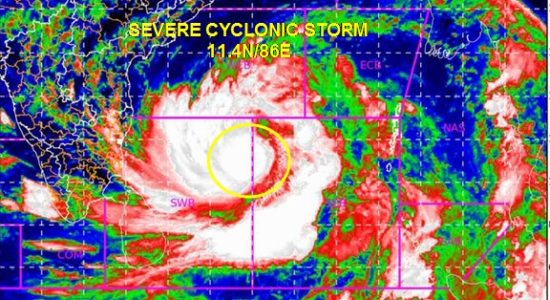 Cyclonic storm Amphan