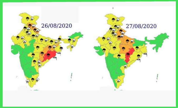 भारी बारिश
