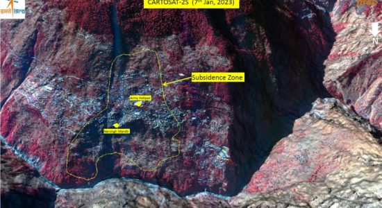 जोशीमठ में भू-धंसाव