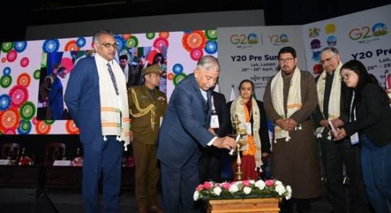 वाई20 प्री-समिट का उद्घाटन लेह में