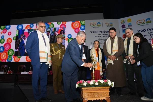 वाई20 प्री-समिट का उद्घाटन लेह में