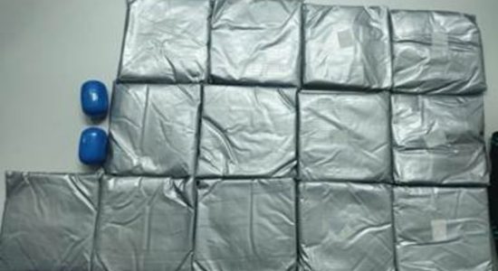 The smuggled gold was hidden in paste form in caps wrapped around the knees