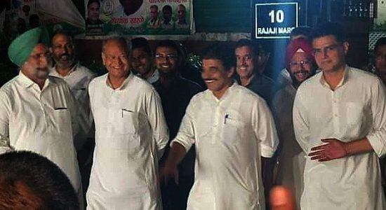 Gehlot and Pilot agree to contest assembly elections together