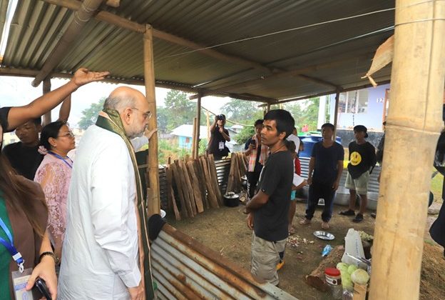 Amit Shah visits Moreh and Kangpokpi areas