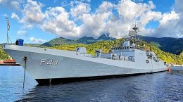 INS Trishul visited port Anjouan