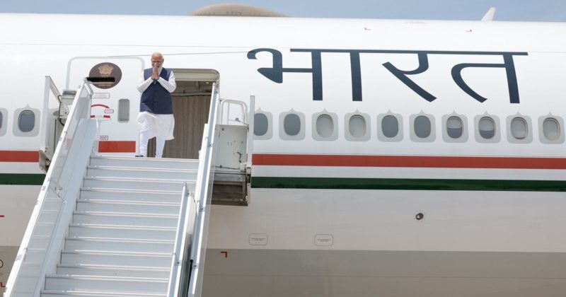 नरेंद्र मोदी का न्यूयॉर्क पहुंचने पर गर्मजोशी से स्वागत