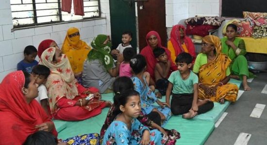 Relief to people affected by Yamuna flood in Delhi