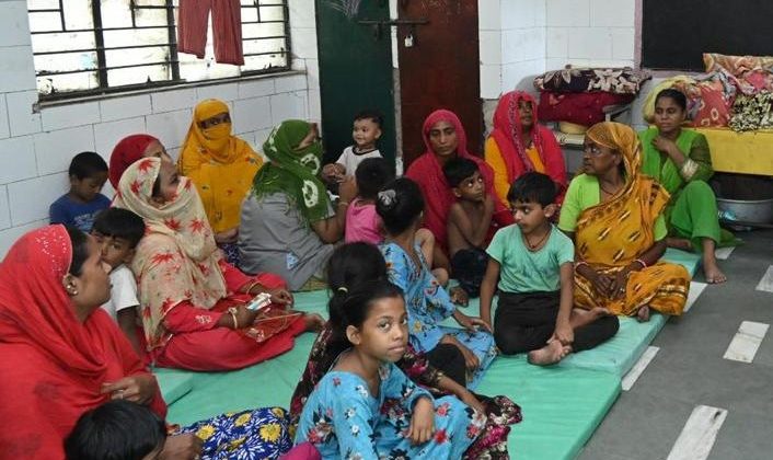 Relief to people affected by Yamuna flood in Delhi