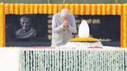 PM pays floral tributes at Atalji's Samadhi