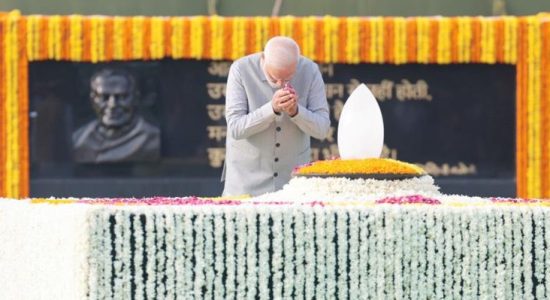 PM pays floral tributes at Atalji's Samadhi