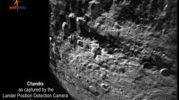 Image of lunar surface recorded by Vikram Lander