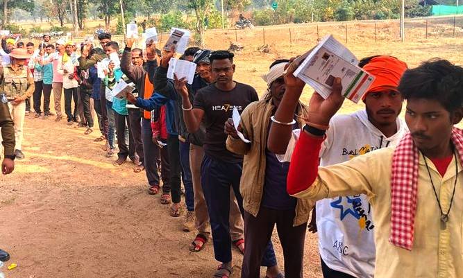 Voting completed for assembly in Madhya Pradesh and Chhattisgarh