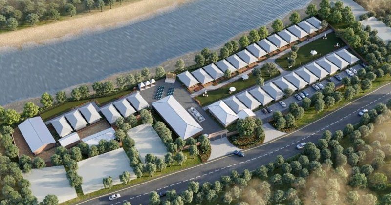 Tent city for 80 thousand devotees in Ayodhya