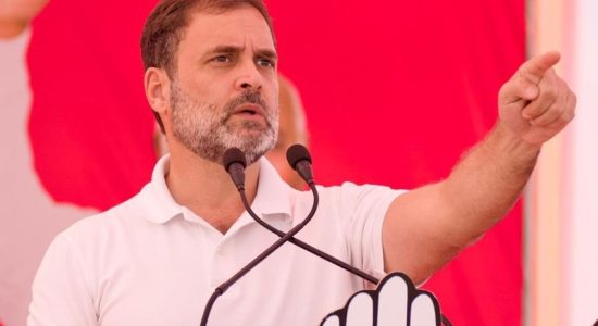 Rahul said, unemployment can be eradicated by giving participation to the poor people