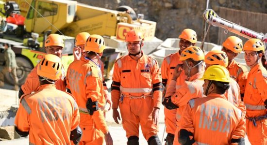 Rescue work is being carried out rapidly