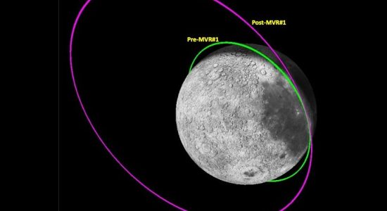 चंद्रयान ऑर्बिटर चंद्रमा से पृथ्वी पर सफलतापूर्वक लाया गया