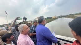 Rajeev Chandrasekhar Inspects Flood-Affected Areas in the aftermath of Cyclone Michaung in Tamil Nadu