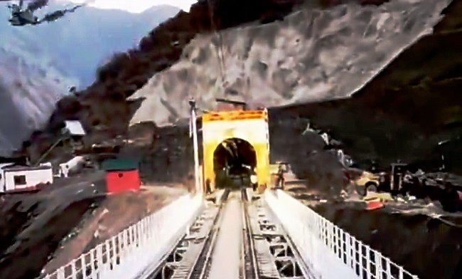 Successful testing of electric train on Banihal-Khari railway section in Jammu and Kashmir