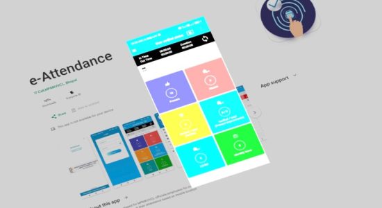 Employees record attendance through selfie