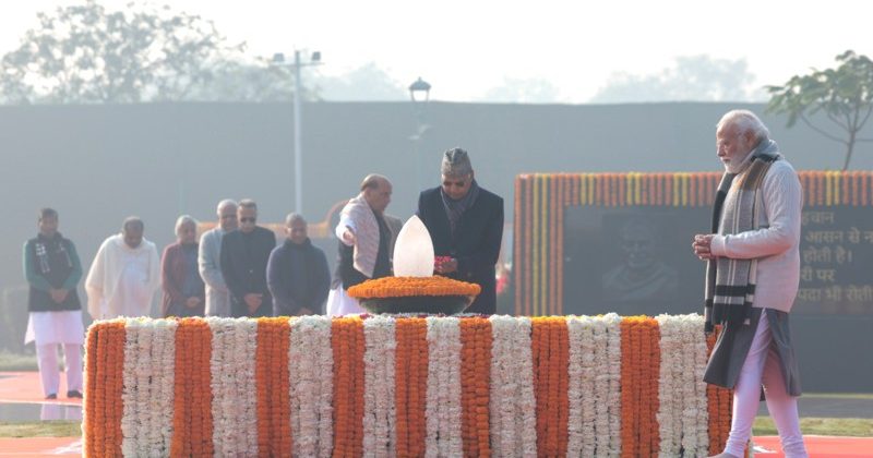 PM remembers former PM Atal Bihari Vajpayee on his birth anniversary