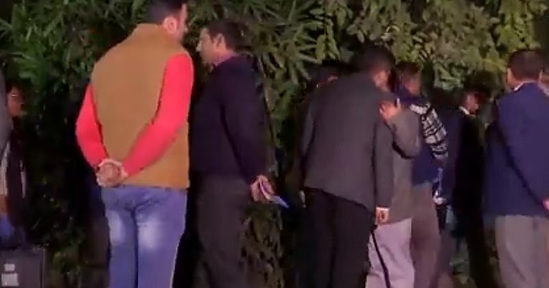 An explosion was reported on an empty plot behind the Israel Embassy