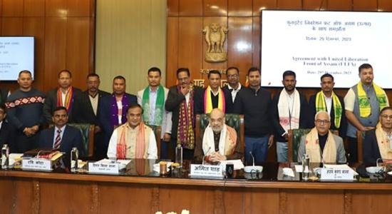 Agreement between Government of India, Government of Assam and ULFA