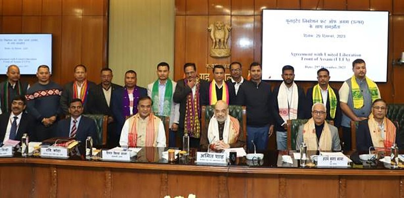 Agreement between Government of India, Government of Assam and ULFA